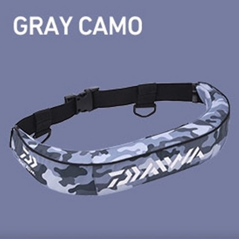 다이와 DF-9403 바다 낚시 허리식 구명조끼 한국 다이와 정공, GRAY CAMO