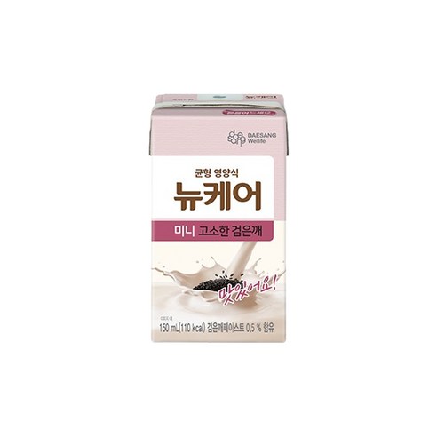 대상웰라이프 뉴케어 미니 고소한 검은깨 150mL x 24팩 3box, 0.15l