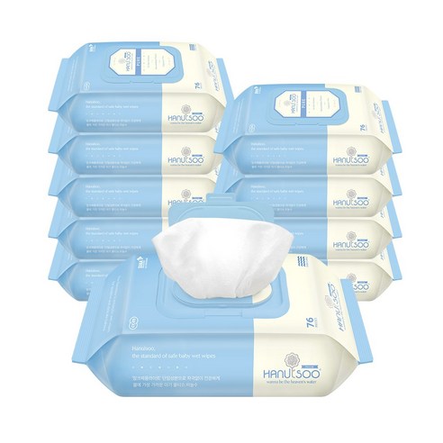 하늘수 퓨어 캡형, 76매, 10팩