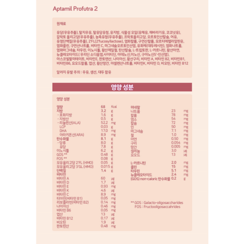 아기의 건강을 위한 완벽한 선택