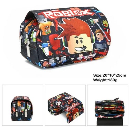 Mochila ROBLOX 초등 카와이 선물 중등 책가방 가상 세계 배낭 만화 학교, [13]Fully printed bag--D