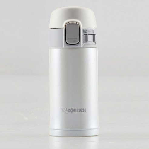 조지루시 미니텀블러 SM-PC20 200ml 원터치 보온보냉병 유아, 화이트(WA), 1개