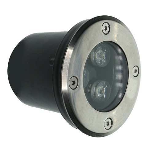 Ursmart 방수 3W LED 정원 마당 지하 묻힌 램프 보도 조경 빛, 화이트, 설명