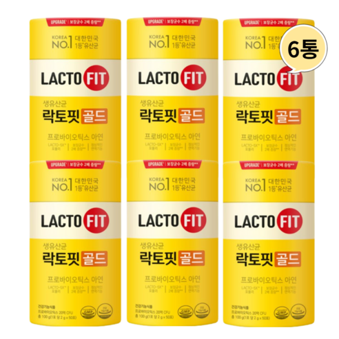 종근당건강 락토핏 생유산균 골드, 150g, 2개