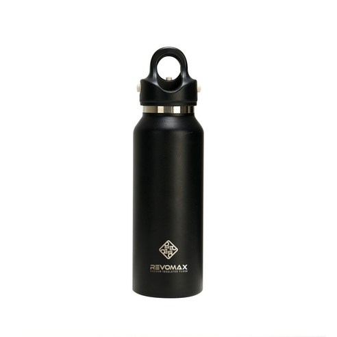 레보맥스v2 원터치 텀블러 대용량 보온보냉 REVOMAX 보온병, 12oz(355ml) 슬림 오닉스블랙