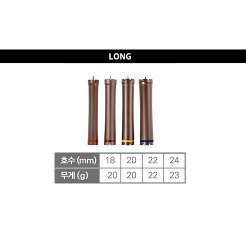 워맥스 웨이브카이저 디지털 롯드 일반롯드 롱롯드, 22mm, 1개