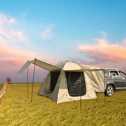 차박텐트 도킹 쉘터 텐트 그늘막 캠핑 캠핑용 오두막 방수