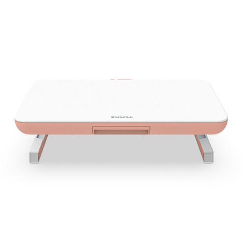 EQUALE AP-2003 M-DESK 일반 모니터받침대, 1개, 화이트핑크
