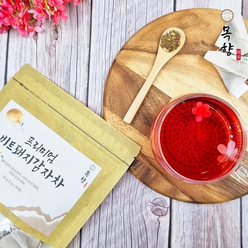 콧물 훌쩍? 혈당 걱정? 리얼라벨 비트 돼지감자차로 건강 밸런스 UP!