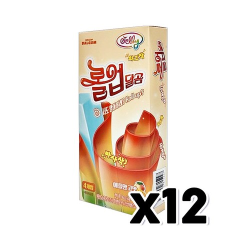 롤업달곰 애플망고맛 젤리간식 56g x 8개