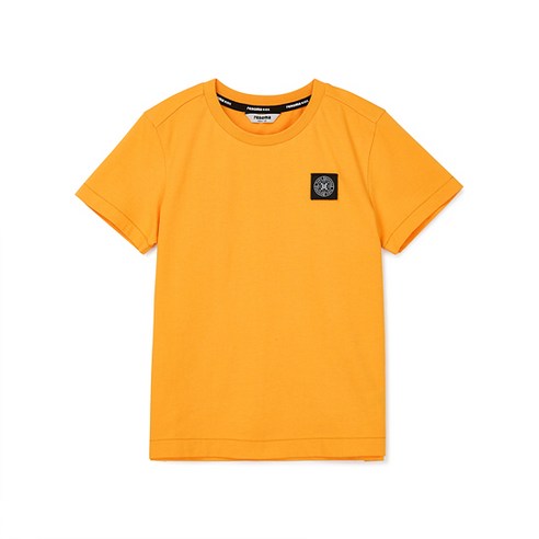 [NC경산]레노마키즈 남아 싱글 실켓 베이직 반팔 티셔츠 오렌지 R2222T128
