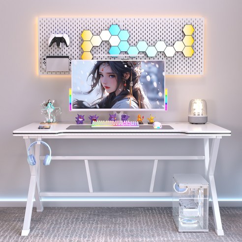 카본 패턴 1인용 게임 책상: 게이머와 사무실 직원을 위한 궁극적인 작업 공간 솔루션