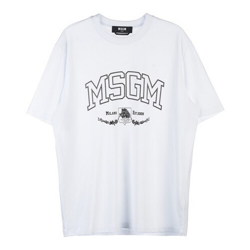 [라벨루쏘] [MSGM] 3240MM181 227298 01 로고 남성 티셔츠