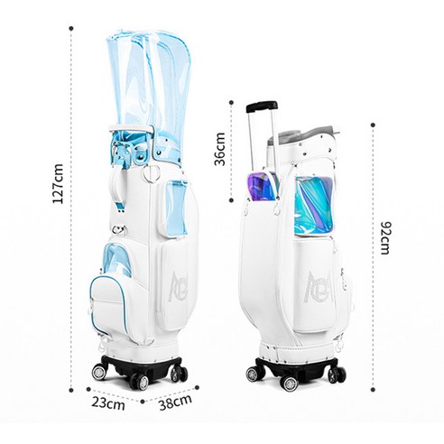 스타일과 기능을 겸비한 PGM 여성 캐디백으로 필드를 빛내세요.