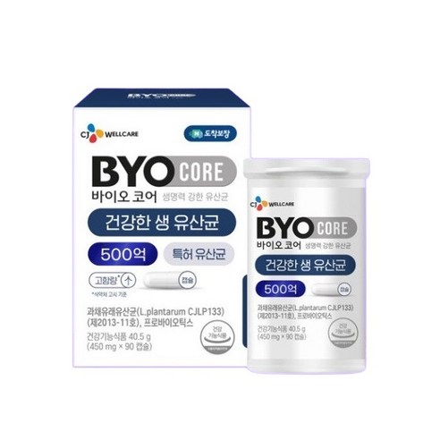 CJ 바이오코어 건강한 생유산균 500억, 60정, 2개