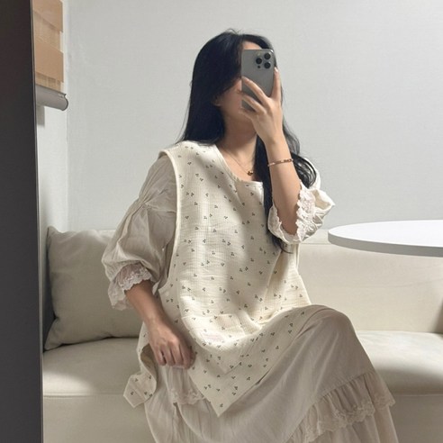 엄마의 사랑과 아기의 행복을 담은 특별한 육아 필수템, 무무앤두두 수유 육아 앞치마 조끼! 무무앤두두