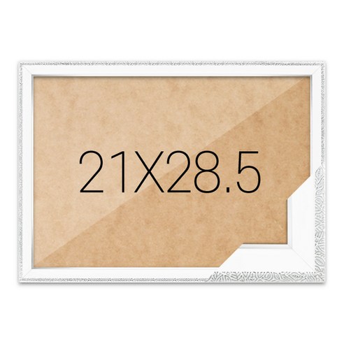 퍼즐액자 21x28.5 고급형 슬림 앤틱화이트, 단품