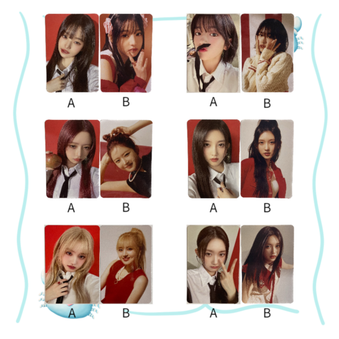 [포켓더스타]아이브 미니 1집 앨범 마인 스스퀘(A/B) 특전 포카 IVE I'VE MINE 스타쉽스퀘어 포토카드, 리즈B