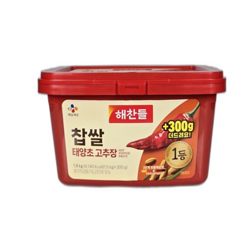 해찬들 찹쌀 태양초 고추장