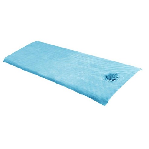 안마 침대를 위한 얼굴 구멍 폴리에스테 섬유를 가진 안마 테이블 장 덮개, 푸른