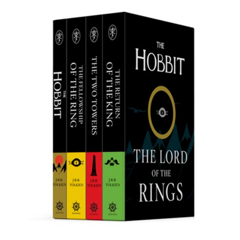 (영문도서) The Hobbit and the Lord of the Rings Boxed Set, Mariner Books, English, 9780547928180