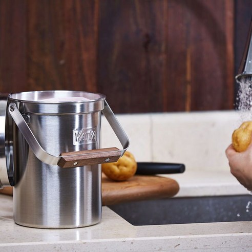 주방을 예술로 승화시키는 밧드야 음식물 쓰레기통 3L