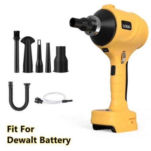 선풍기 고효율 무선 공기 먼지 송풍기 팽창기 청소기 Dewalt / Makita 18V 20V 배터리에 적합, [02] Fit For Makita, 2) Fit For Makita