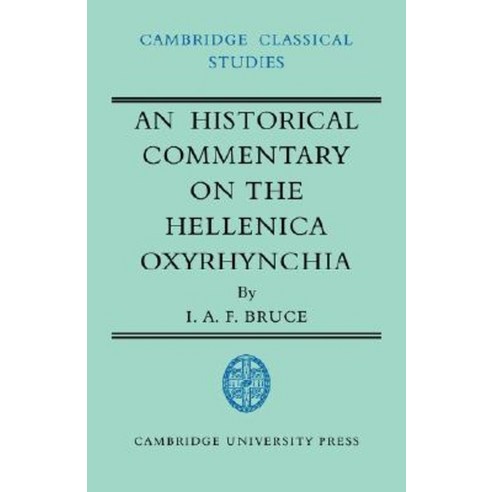 An Historical Commentary on the Hellenica Oxyrhynchia, Cambridge University Press