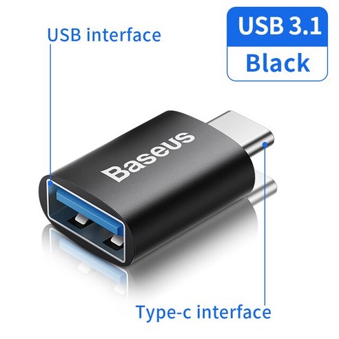 usb cf리더기Baseus 스마트 메모리 카드 리더 SD 어댑터 USB 3.1 C에서 PC 노트북 액세서리, 01 USB 3.1 TypeC to USB