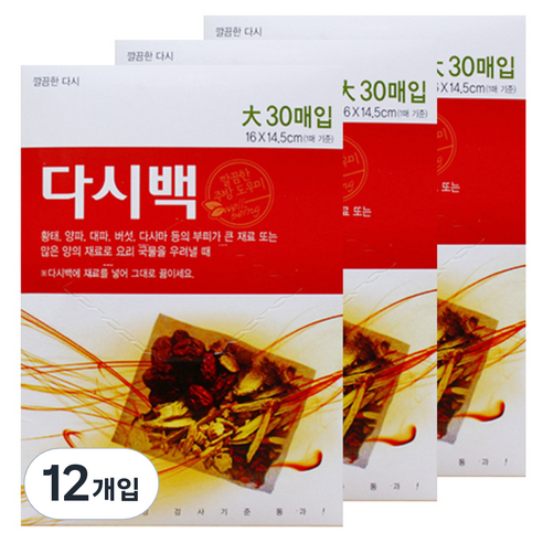 티앤씨일렉트로닉스 다시백 대, 대(L), 30개, 12개