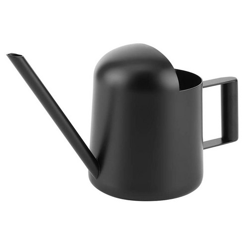 미니 물을 수 300 ml 블랙 스테인레스 스틸 물을 수 긴 입 식물 물을 수 정원 식물에 적합, 보여진 바와 같이, 하나