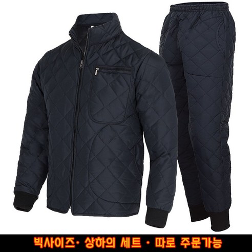 겨울철 필수 아이템, 꽃중년 깔깔이세트 낚시복내피