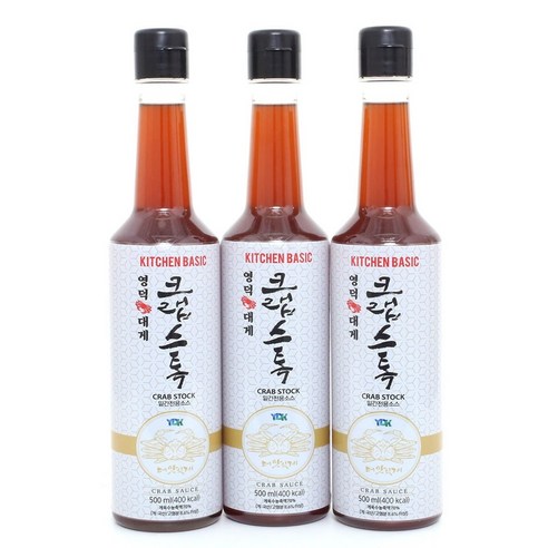 영덕대게 크랩스톡 500ml x 3, 3개  Best 5