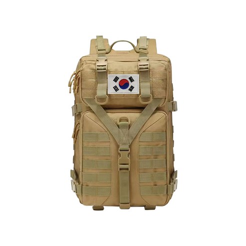 로키트레커 프리미엄 900D 대용량백팩 밀리터리 로카 등산가방 45L, 브라운900D