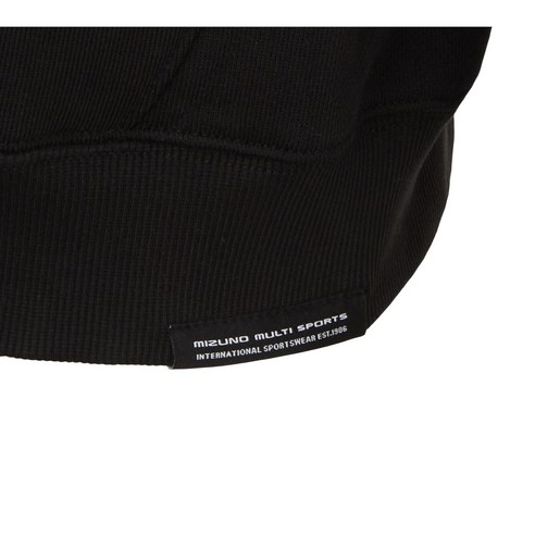 [당일발송] 미즈노 SWEAT HOOD JACKET (그레이멜란지 블랙) 베이직한 디자인의 스몰로고 C/P 후드 자켓