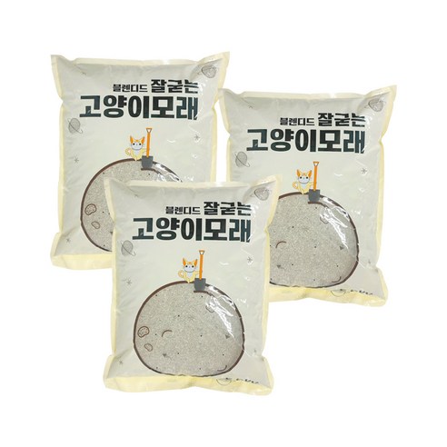 블렌디드 잘굳는 고양이모래 5.8kg 3개(30L)