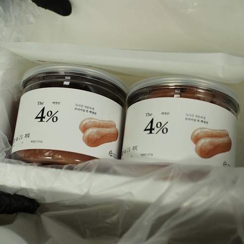 72시간 저온 숙성 The 4% 프리미엄 백명란 명란젓 500g, 500g x 2통(5% 할인)