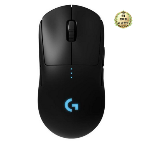 로지텍 G PRO 무선 게이밍 마우스 M-R0070, 혼합 색상