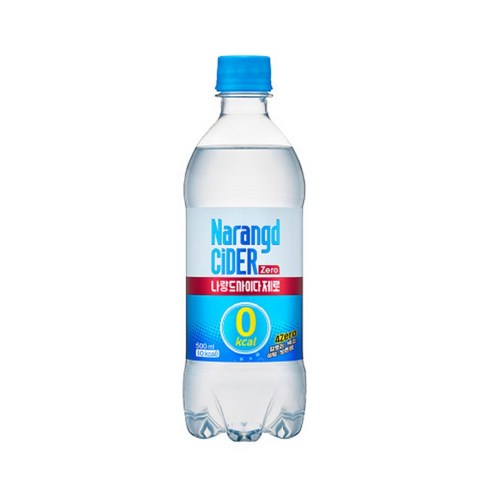 나랑드사이다 제로, 500ml, 6개