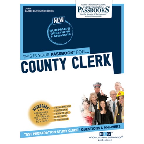 County Clerk Volume 2114 Paperback, Passbooks, English, 9781731821140