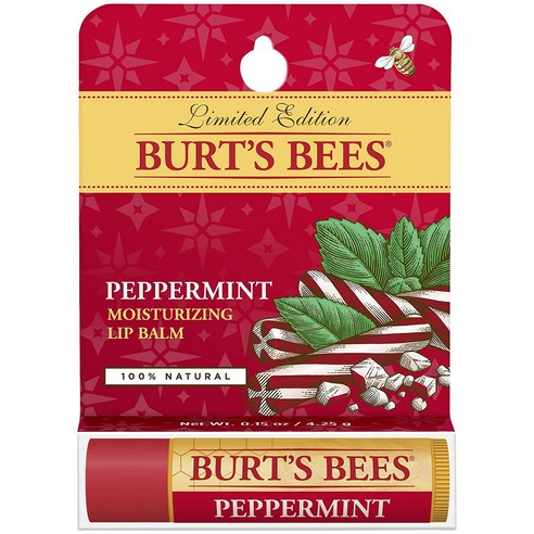 버츠비 모이스처라이징 립 밤, Peppermint, 1개