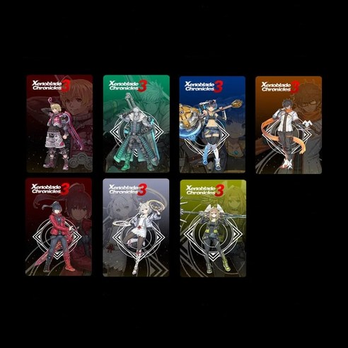 젤다 제노블레이드 연대기 3 amiibo 잠금 카드 shulk Monardo NS 스위치 Xenoblade3 pypa mythra nfc, 2.mini 7pcs