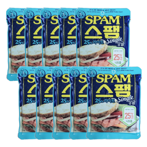 스팸 싱글 25% 라이트, 80g, 40개