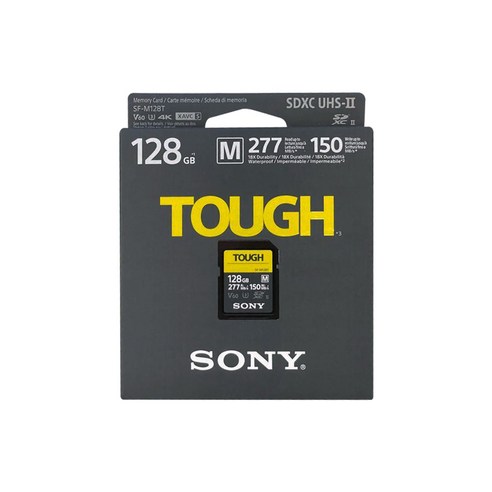 소니코리아정품 SDXC TOUGH UHS-II V60 SD카드 128GB (SF-M128T)
