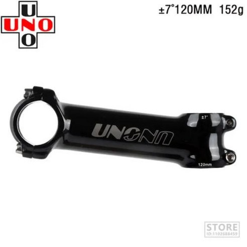 자전거 스템 UNO 초경량 스템 7/17 도 MTB 산악 도로 자전거 31.8mm 60 -130mm 6061 알루미늄 합금 부품, 7 degree 120mm