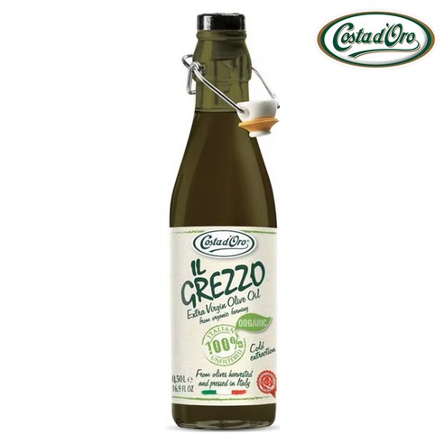 지중해의 태양을 담은 한 방울, 코스타도로 유기농 엑스트라버진 올리브오일 코스타도로올리브유500