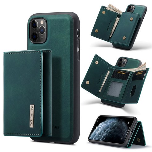 M1 iPhone 11 Pro 휴대 전화 케이스 마그네틱 지갑 가죽휴대 전화 케이스 M1 iPhone 11 Pro 충격 방지 카드 슬롯 지갑 케이스에 적합