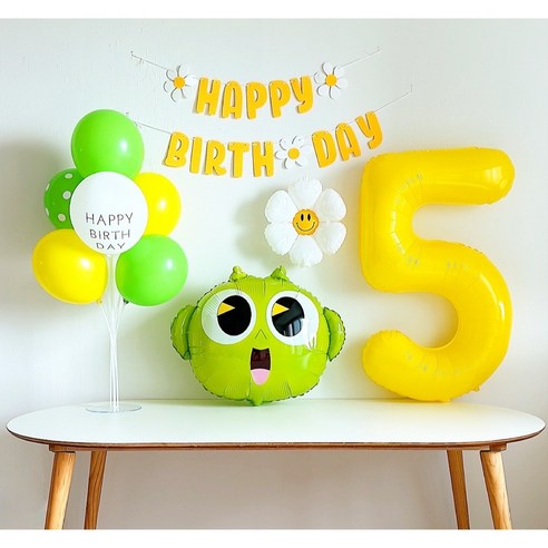 [하루비파티] 신비아파트 파티세트 생일파티, 옐로우5