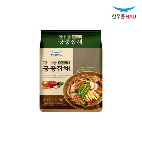 한우물 소고기 궁중 잡채 1750g 2개 코스트코 대용량 간편요리 식사대용, 1.75kg 군산매운잡채 Best Top5