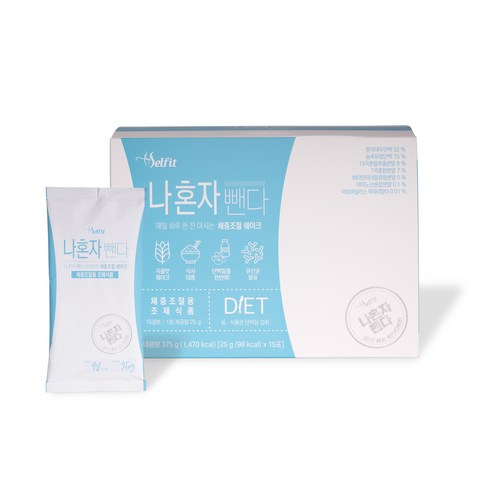 셀핏 다이어트쉐이크 다이어트 보조제 맛있는 한끼 식사대용 단기간 3일 나혼자뺀다 식단, 나혼자뺀다 1박스